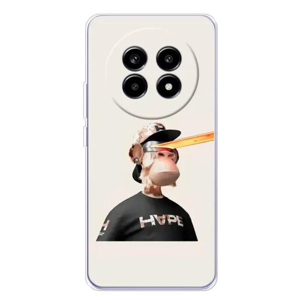 Чехол с принтом «обезьяна NFT в очках» для Realme 13 Pro