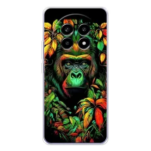 Чехол с Обезьянами Realme 13 Pro - (AlphaPrint) (Обезьяна в тропиках)