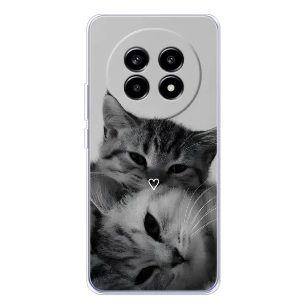 Чохол з принтом «Пара котів» для Realme 13 Pro