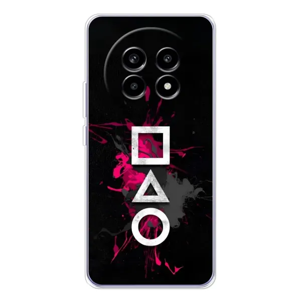 Чехол с принтом «Символы Игра кальмара» для Realme 13 Pro Чехол с принтом «Символы Игра кальмара» для Realme 13 Pro