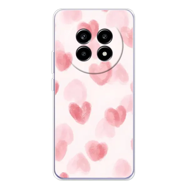 Чехол с принтом «Розовые сердечки» для Realme 13 Pro