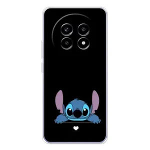 Чехол с принтом Стич на Realme 13 Pro (Стич на черном)