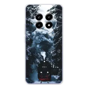 Новорічні, Святкові Чохли для Realme 13 Pro - 2024 год (Зимовий потяг)