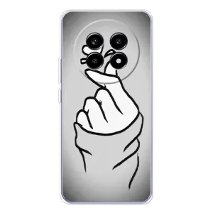Чохол з принтом для Realme 13 Pro (AlphaPrint - Знак сердечка) (Значок Love)