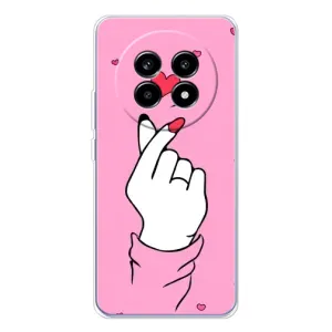 Чохол з принтом для Realme 13 Pro (AlphaPrint - Знак сердечка) (Знак Love)