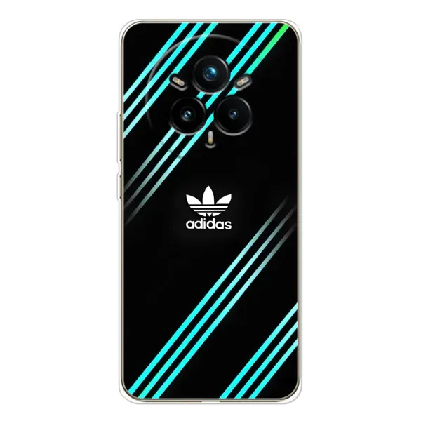 Чехол с принтом «Адидас с полосами» для Realme 14 Pro 5G