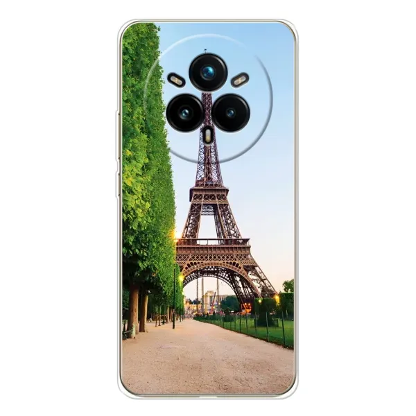 Чехол с принтом «Дорога в Париж» для Realme 14 Pro 5G Чехол с принтом «Дорога в Париж» для Realme 14 Pro 5G