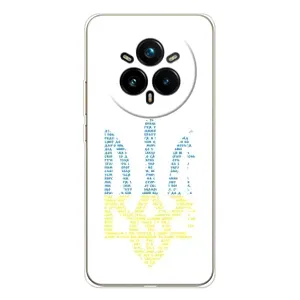 Чохли для Realme 14 Pro 5G Укр. Символіка (AlphaPrint) (Герб з букв)