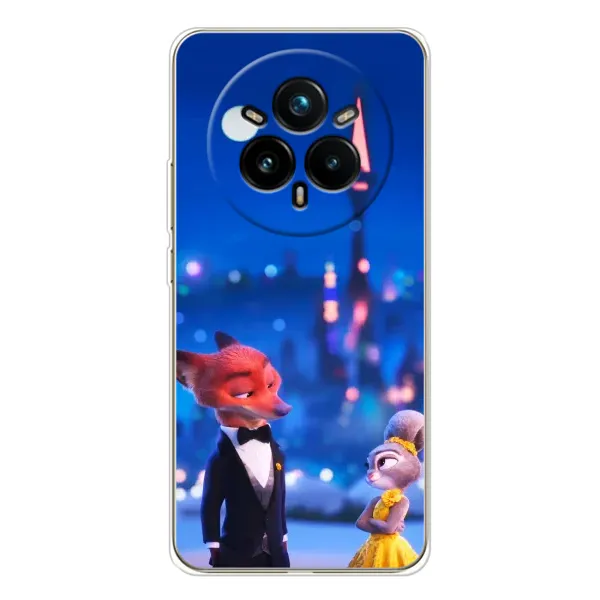 Чехол с принтом «Романтический вечер Зверополис» для Realme 14 Pro 5G