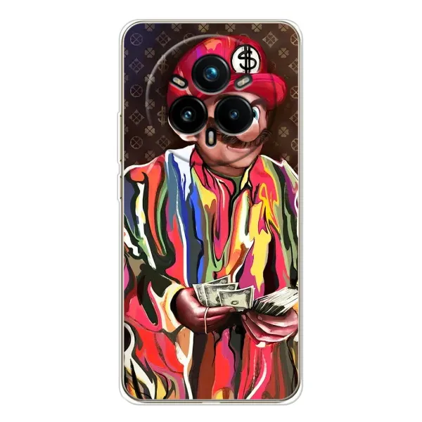 Чехол с принтом «Mario LV» для Realme 14 Pro 5G