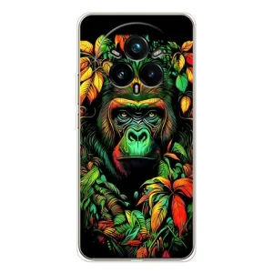 Чехол с Обезьянами Realme 14 Pro 5G - (AlphaPrint) (Обезьяна в тропиках)