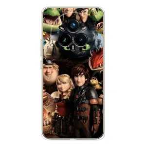 Чохол як приборкати дракона на Realme 14 Pro 5G (Персонажі дракона)