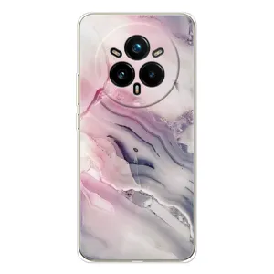 Мраморный чехол на Realme 14 Pro 5G (VPrint) (Пурпурный Мрамор)