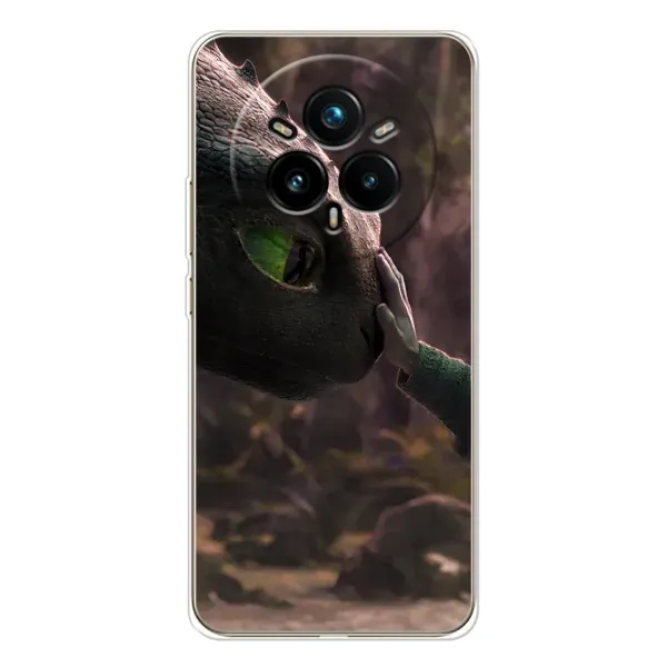 Чехол с принтом «Сцена с драконом» для Realme 14 Pro 5G Чехол с принтом «Сцена с драконом» для Realme 14 Pro 5G