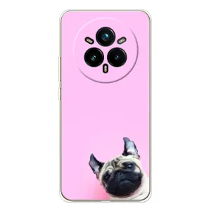Чехлы с собаками для Realme 14 Pro 5G (VPrint) (Смешная собака)