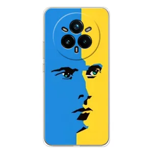 Украинские Чехлы для Realme 14 Pro 5G с картинкой УПА (AlphaPrint) (Степан Бандера)