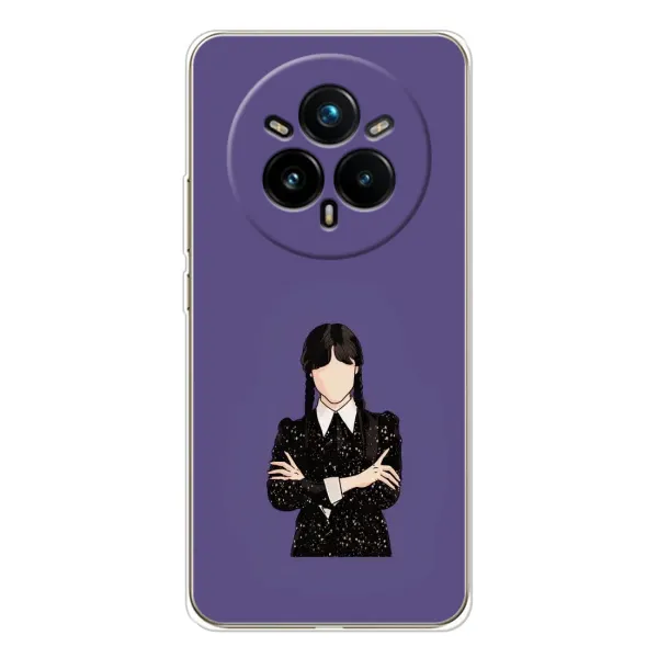 Чехол с принтом «Уэнздей в черном» для Realme 14 Pro 5G Чехол с принтом «Уэнздей в черном» для Realme 14 Pro 5G