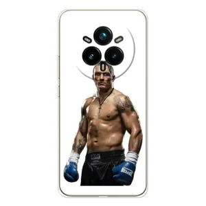 Чехол с картинкой Александр Усик для Realme 14 Pro 5G (Усик на белом)
