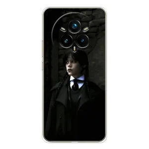 Чехол с дизайном Венздей 2 на Realme 14 Pro 5G (Темный стиль Уэнздей)