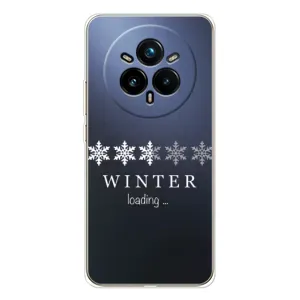 Зимние Чехлы для Реалми 14 Про 5G - прозрачный фон (Winter loading)