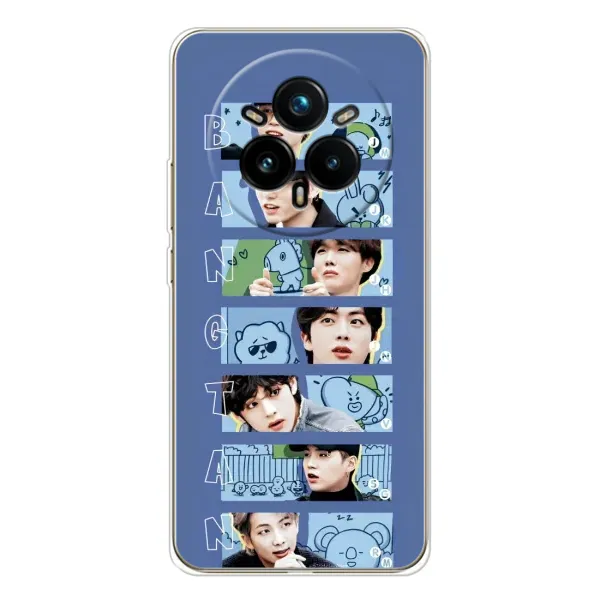 Чохол з принтом «Bangtan» для Realme 14 Pro Plus Чохол з принтом «Bangtan» для Realme 14 Pro Plus