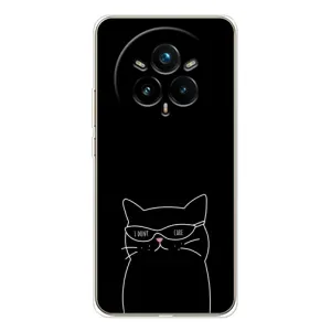 Чохол з малюнком кіт на Realme 14 Pro Plus (Байдужий кіт)