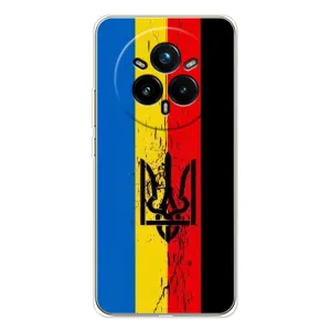 Украинские Чехлы для Realme 14 Pro Plus с картинкой УПА (AlphaPrint) (Флаг УПА)