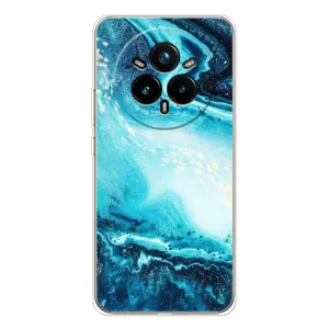 Мраморний чехол на Realme 14 Pro Plus (VPrint) (Блакитний мрамор)