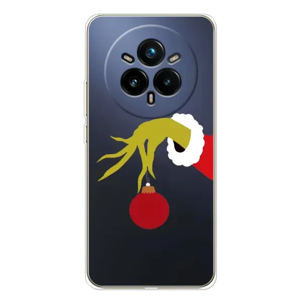 Чехол с принтом «Гринч с игрушкой» для Realme 14 Pro Plus