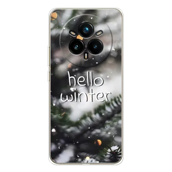 Чохол з принтом «Hello winter» для Realme 14 Pro Plus Чохол з принтом «Hello winter» для Realme 14 Pro Plus
