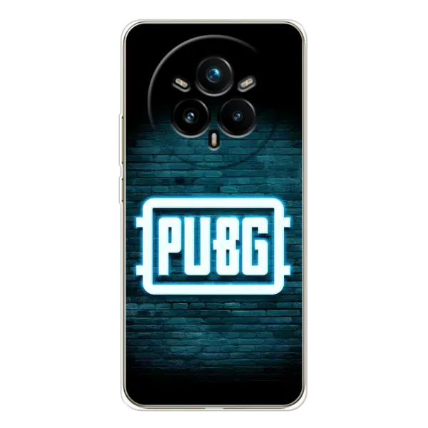 Чохол з принтом «Лого PUBG» для Realme 14 Pro Plus