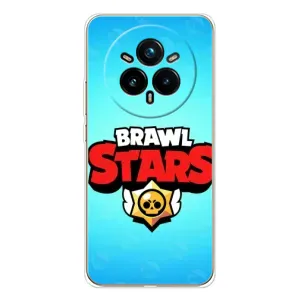 Чехлы Brawl Stars для Realme 14 Pro Plus (AlphaPrint) (Лого Бравл Старс)