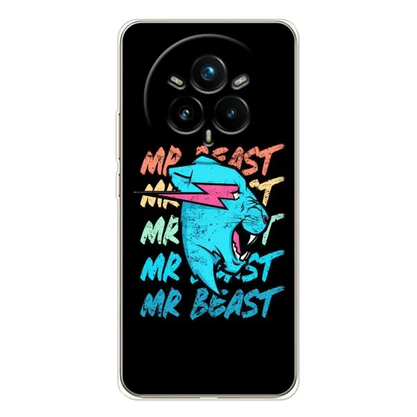 Чохол з принтом «logo Mr beast» для Realme 14 Pro Plus