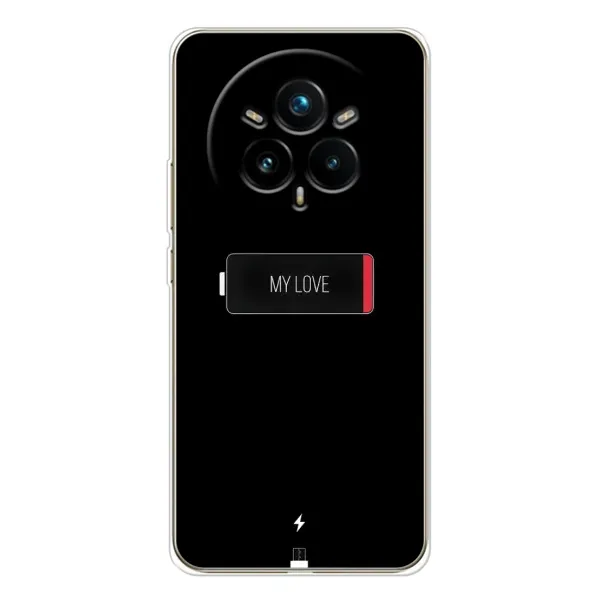 Чохол з принтом «Love battery» для Realme 14 Pro Plus Чохол з принтом «Love battery» для Realme 14 Pro Plus