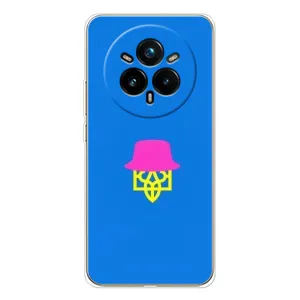 Чехлы для Realme 14 Pro Plus Укр. Символика (AlphaPrint) (Шапка на гербу)