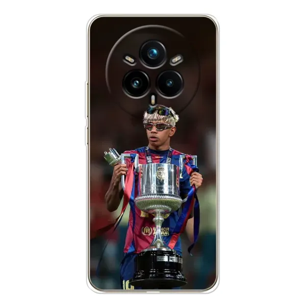 Чохол з принтом «Ямаль з кубком» для Realme 14 Pro Plus Чохол з принтом «Ямаль з кубком» для Realme 14 Pro Plus