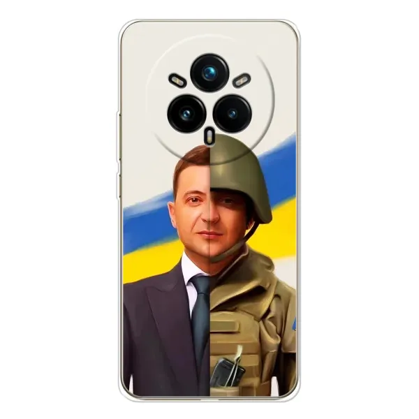 Чехол с принтом «Зеленский солдат» для Realme 14 Pro Plus