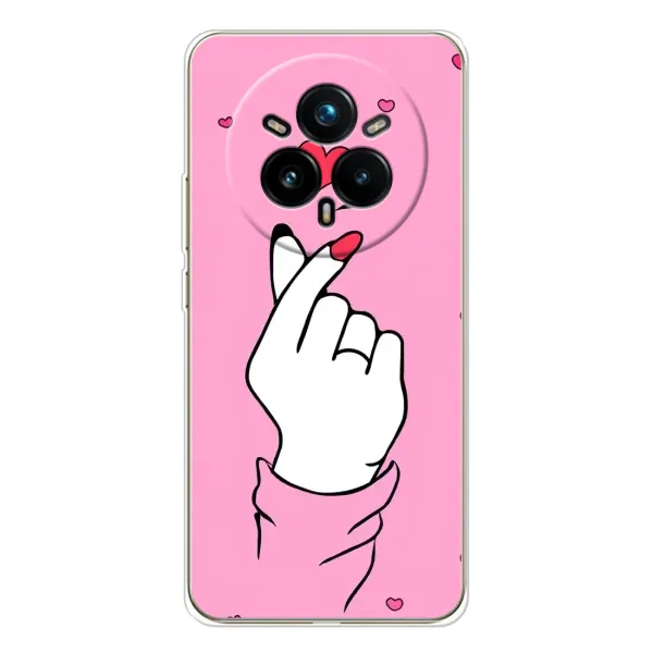 Чохол з принтом «Знак Love» для Realme 14 Pro Plus Чохол з принтом «Знак Love» для Realme 14 Pro Plus