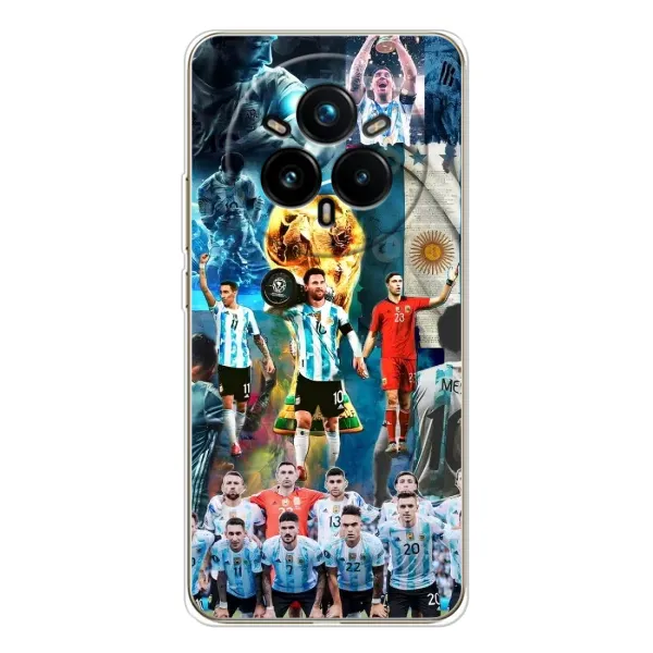 Чехол с принтом «Аргентина Месси» для Realme 14 Pro 5G