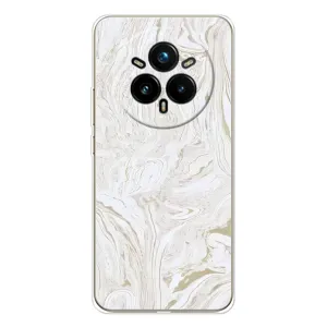 Мраморный чехол на Realme 14 Pro (VPrint) (Белый мрамор)