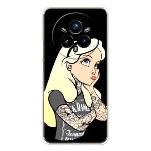 Чехол с печатью для Realme 14 Pro - (Мода) (AlphaPrint) (Девочка в тату)