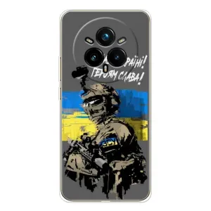 Чехлы с картинкой ЗСУ для Realme 14 Pro (AlphaPrint) (Героям Слава)