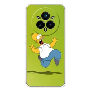 Чехол с Симпсонами для Realme 14 Pro (VPrint) (Гомер Симпсон)