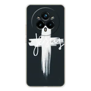 Чехол для Realme 14 Pro (AlphaPrint) - (Христианские) (Иисус)
