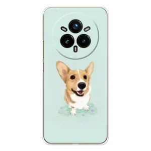Чехлы с собаками для Realme 14 Pro (VPrint) (Корги)