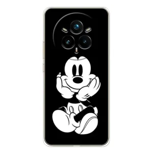 Міккі Маус чохол для Realme 14 Pro (AlphaPrint - Мультяшні) (Маус на чорному)