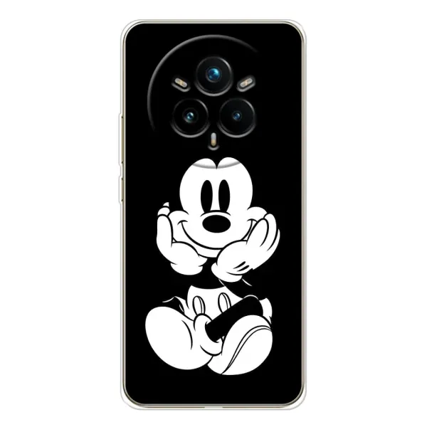 Чохол з принтом «Маус на чорному» для Realme 14 Pro 5G