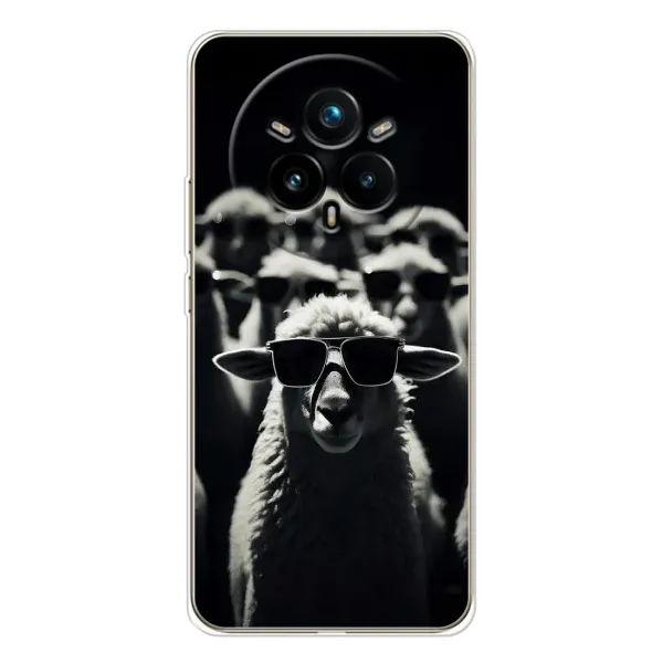 Чехол с принтом «Овечка в очках» для Realme 14 Pro 5G Чехол с принтом «Овечка в очках» для Realme 14 Pro 5G