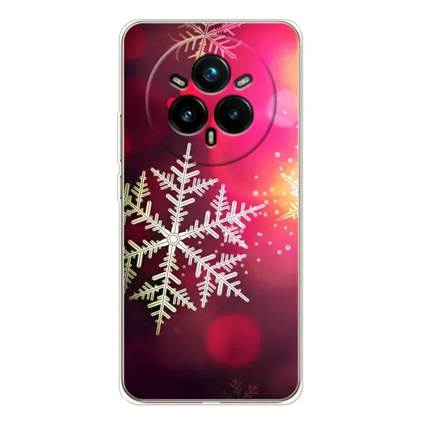 Чехол с принтом «Снежинка» для Realme 14 Pro 5G Чехол с принтом «Снежинка» для Realme 14 Pro 5G