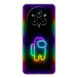 Чехол Амонг Ас для Realme 14 Pro (AlphaPrint) (Яркий скин)